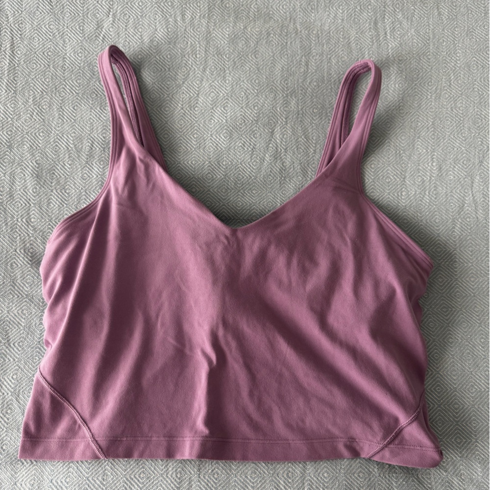 Grape Lululemon Align Crop Tank